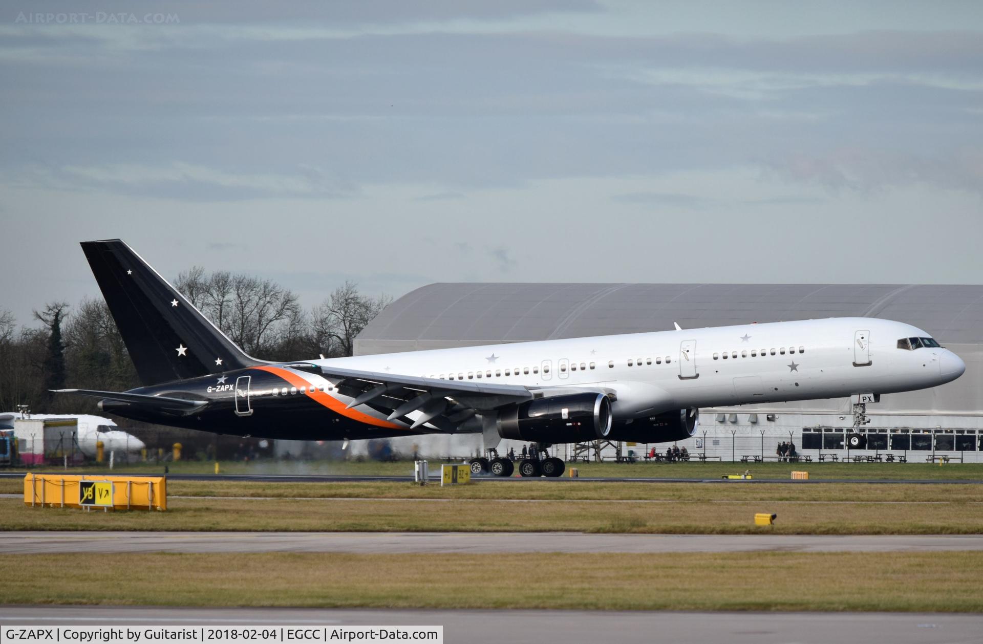 G-ZAPX, 2000 Boeing 757-256 C/N 29309, At Manchester