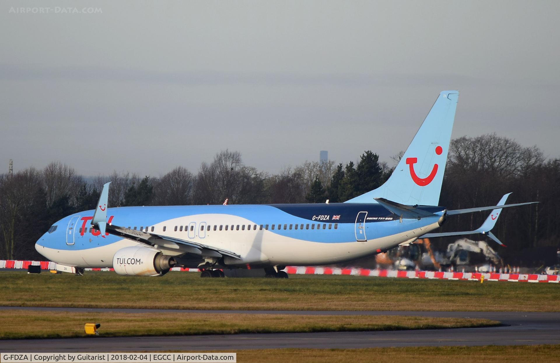 G-FDZA, 2007 Boeing 737-8K5 C/N 35134, At Manchester