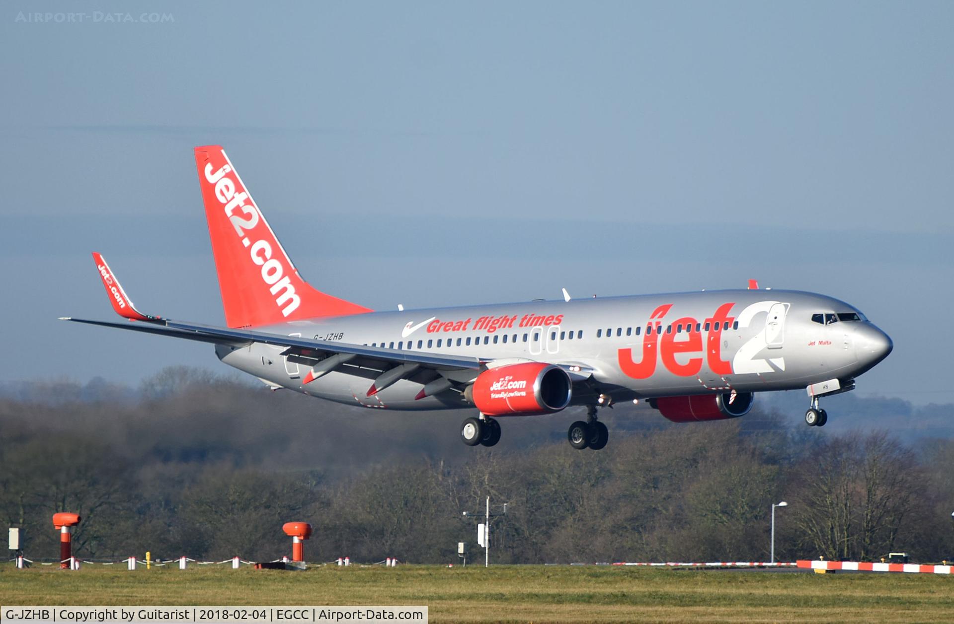 G-JZHB, 2000 Boeing 737-8K5 C/N 28623, At Manchester