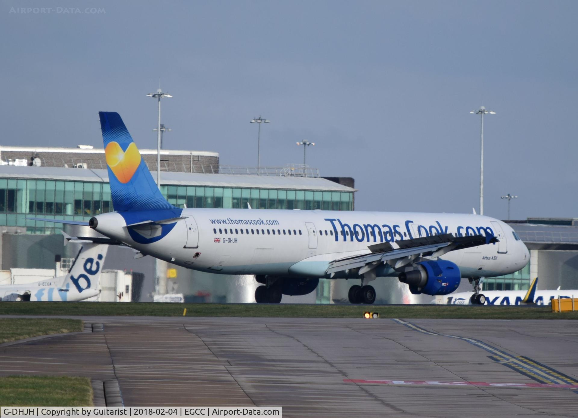 G-DHJH, 2000 Airbus A321-211 C/N 1238, At Manchester