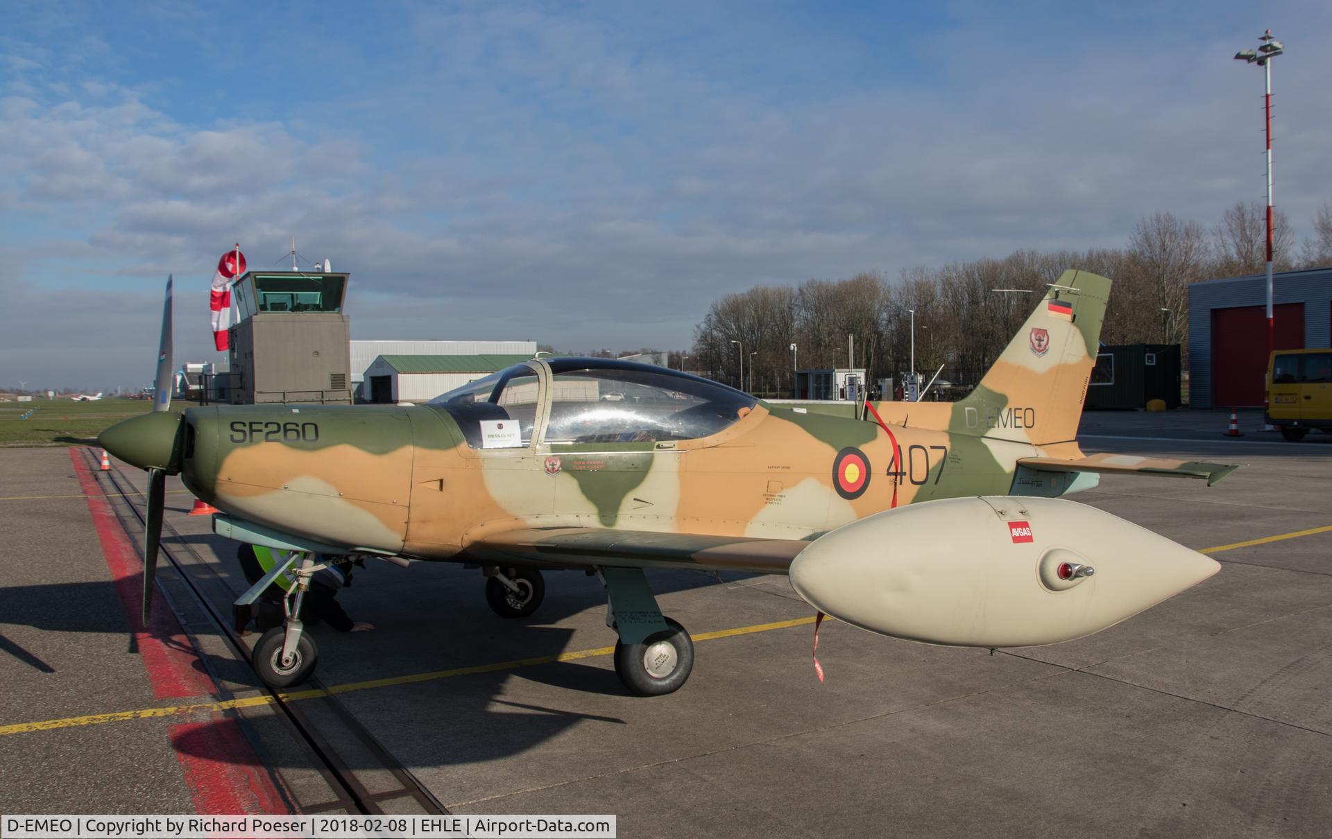 D-EMEO, 1979 SIAI-Marchetti SF-260C C/N 407/29-227, Visiting Lelystad