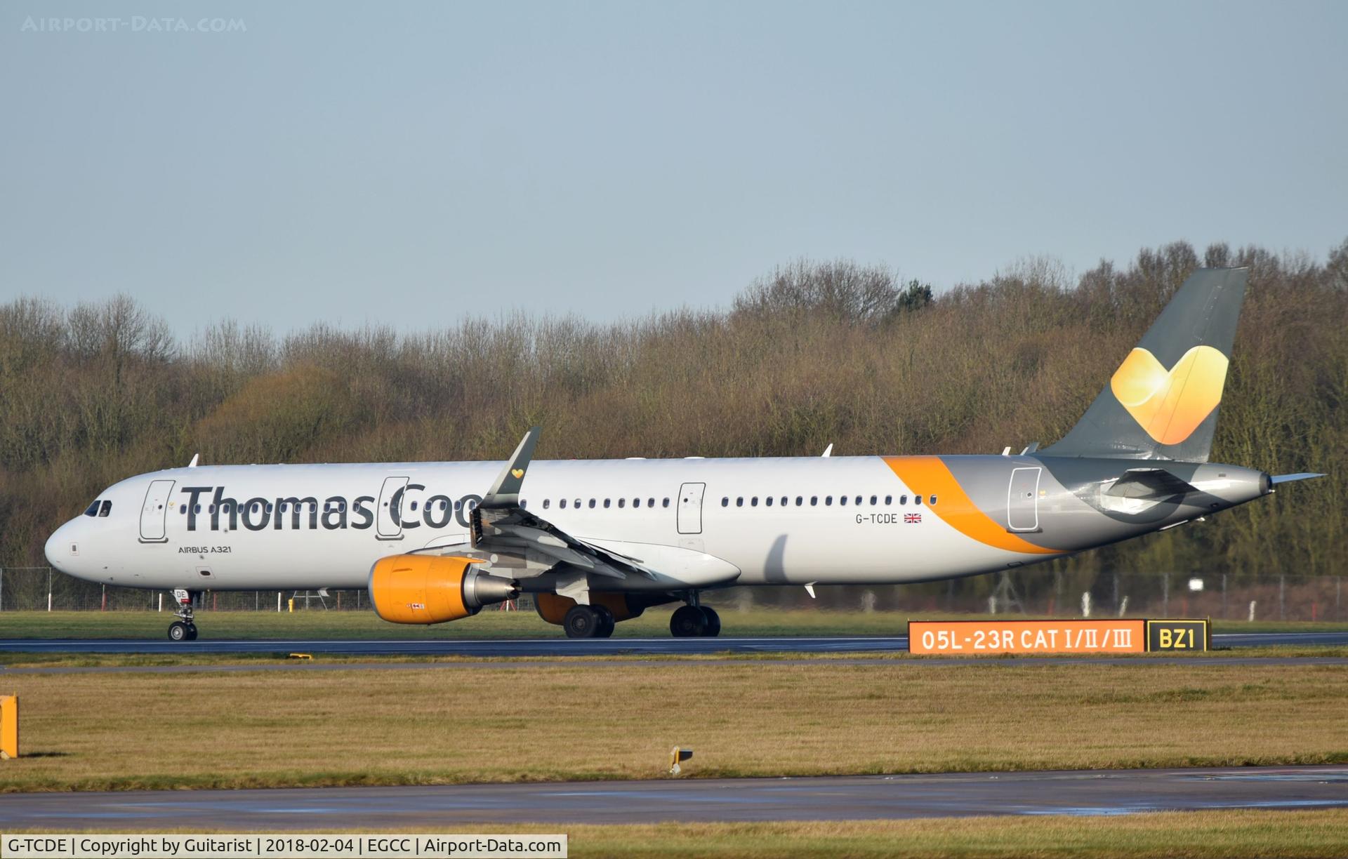 G-TCDE, 2014 Airbus A321-211 C/N 6056, At Manchester