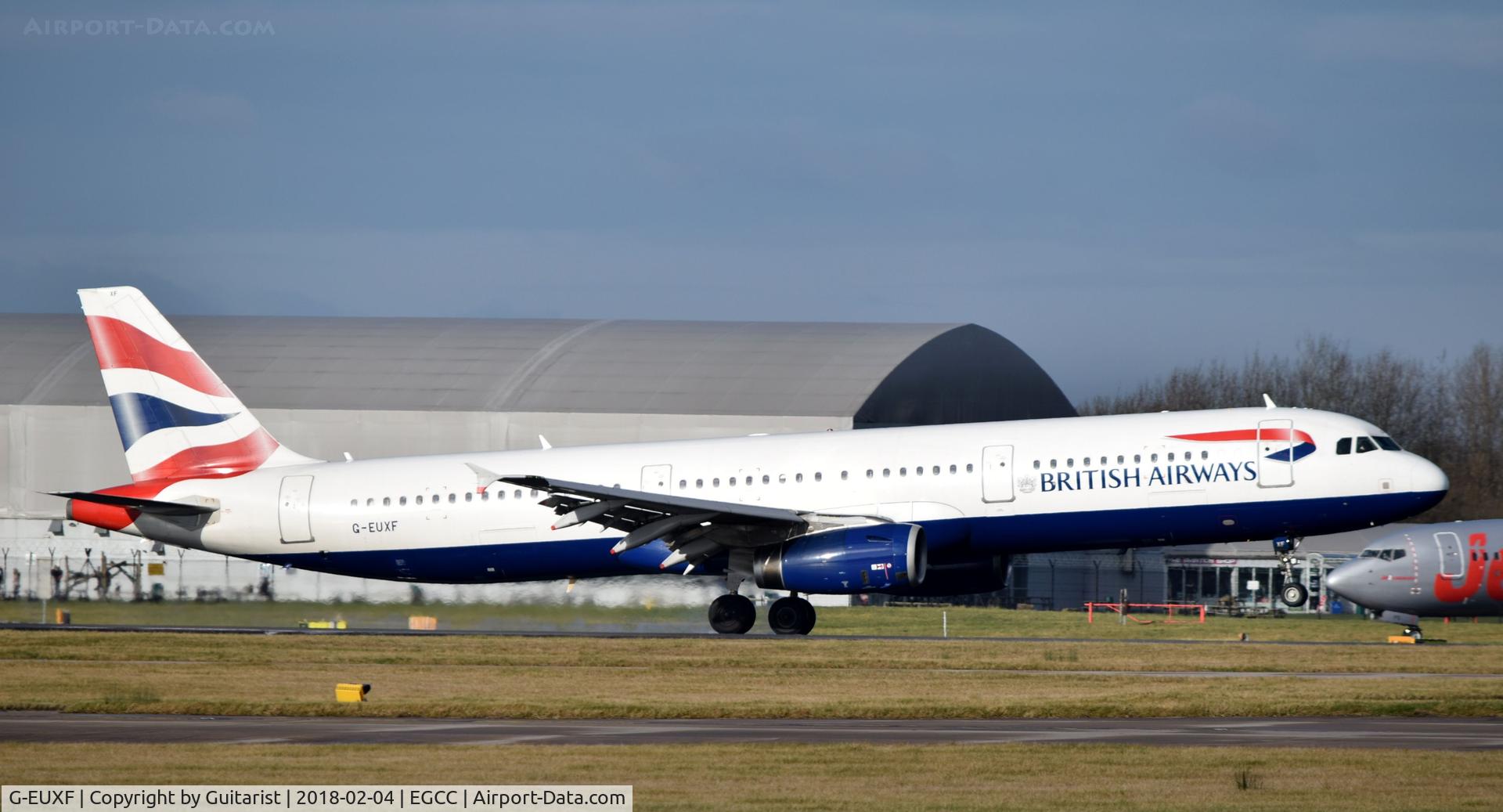 G-EUXF, 2004 Airbus A321-231 C/N 2324, At Manchester