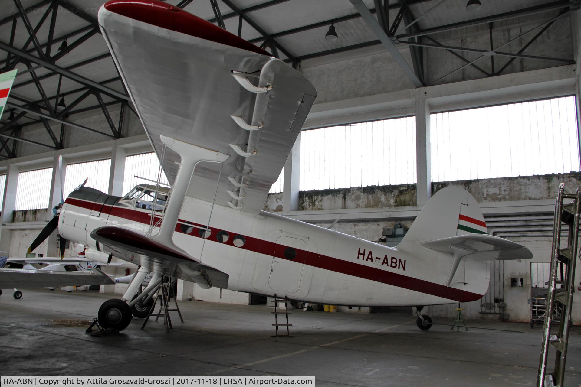 HA-ABN, PZL-Mielec An-2TD C/N 1G152-47, Szentkirályszabadja Airport, ex Military Air base, Hungary