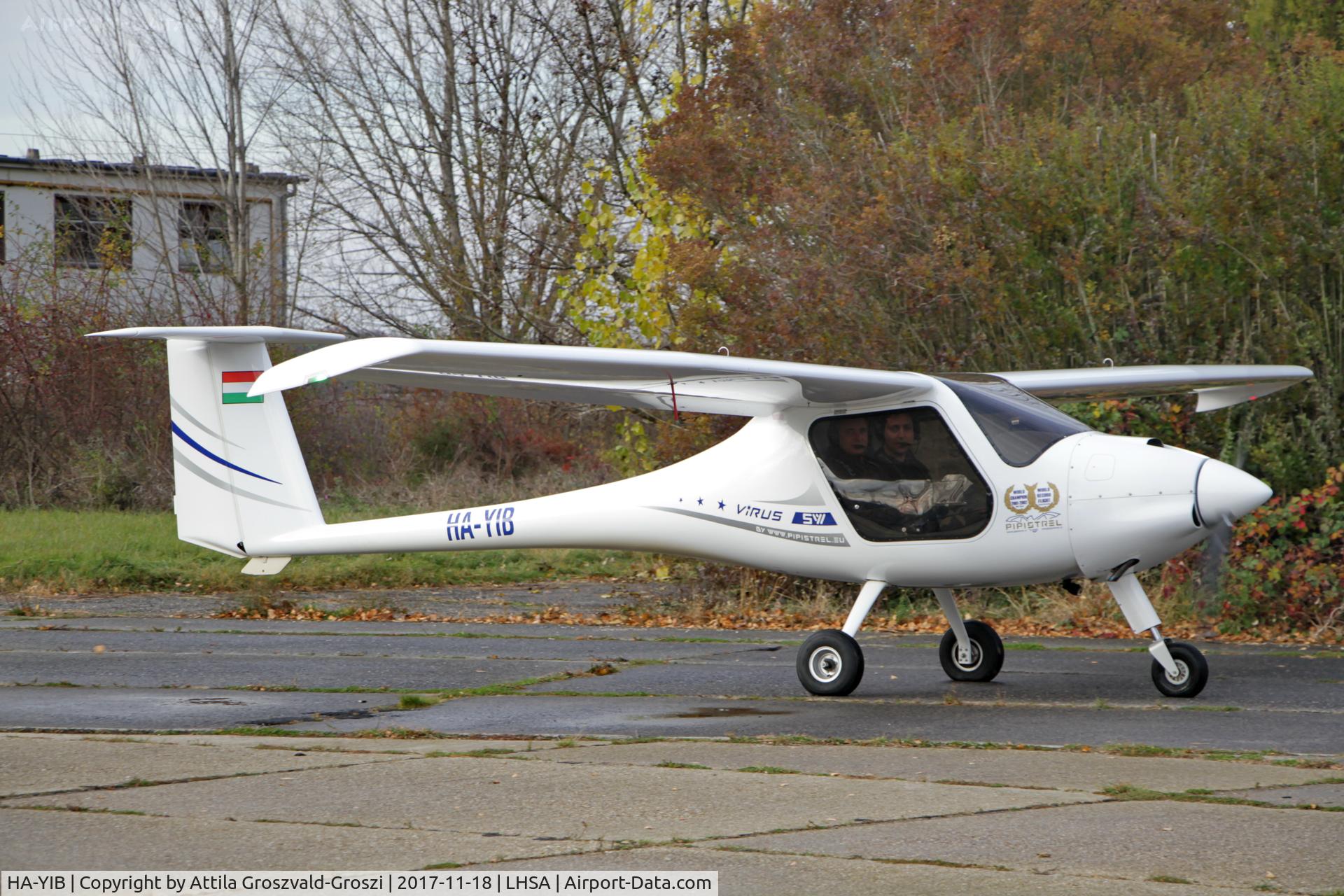HA-YIB, 2016 Pipistrel Virus SW 100 C/N 749 SWN 100, Szentkirályszabadja Airport, ex Military Air base, Hungary