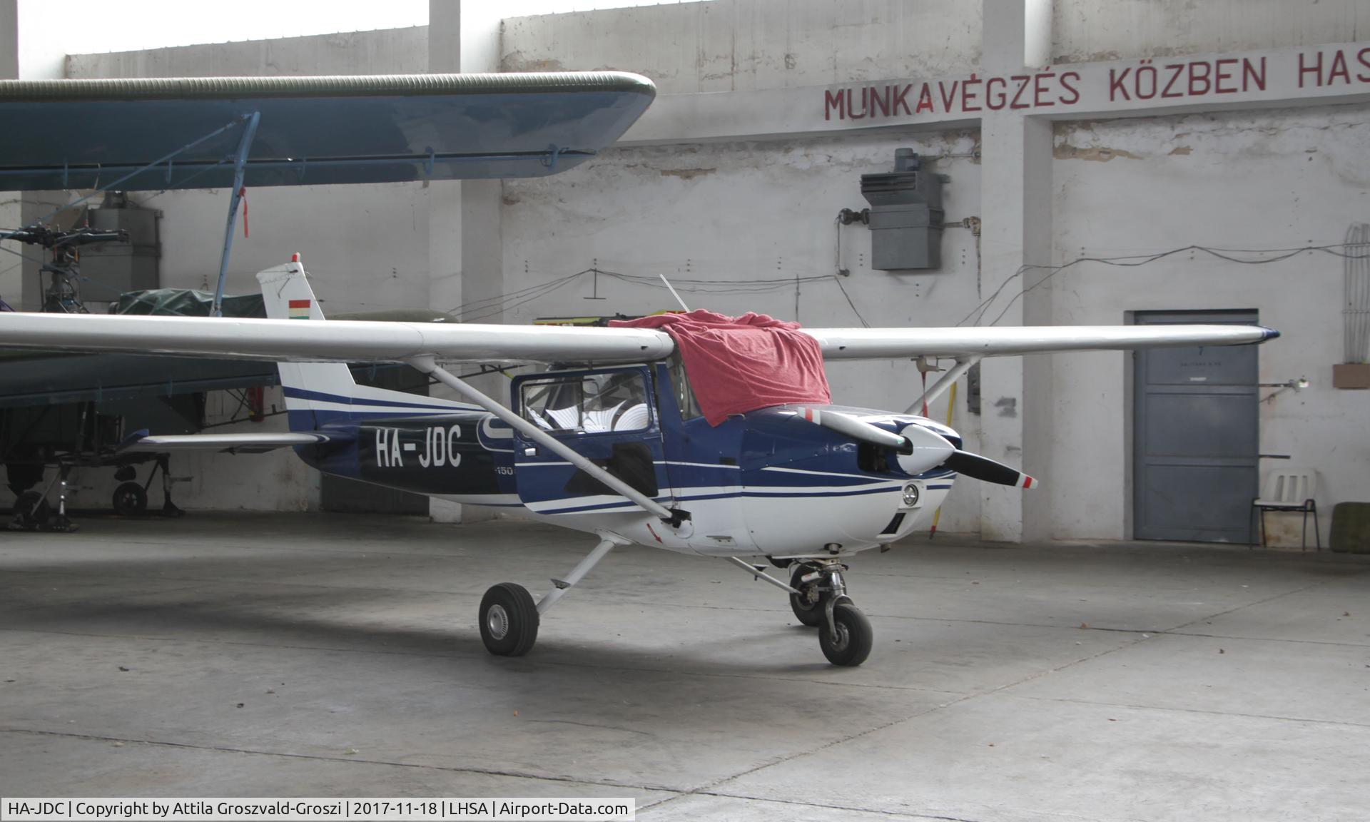 HA-JDC, 1971 Reims F150L C/N F15000728, Szentkirályszabadja Airport, ex Military Air base, Hungary