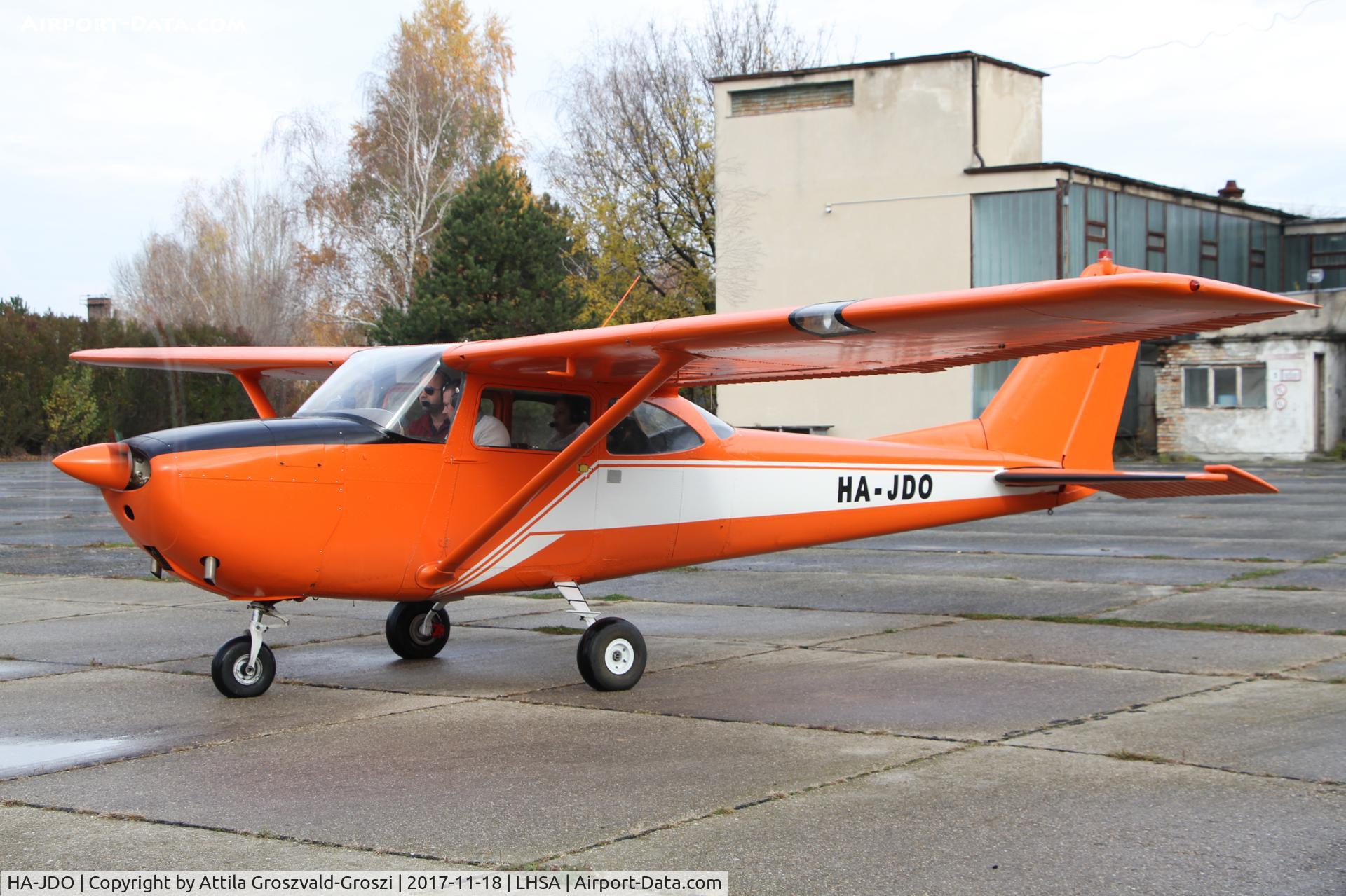 HA-JDO, 1963 Reims F172D Skyhawk C/N 0003, Szentkirályszabadja Airport, ex Military Air base, Hungary