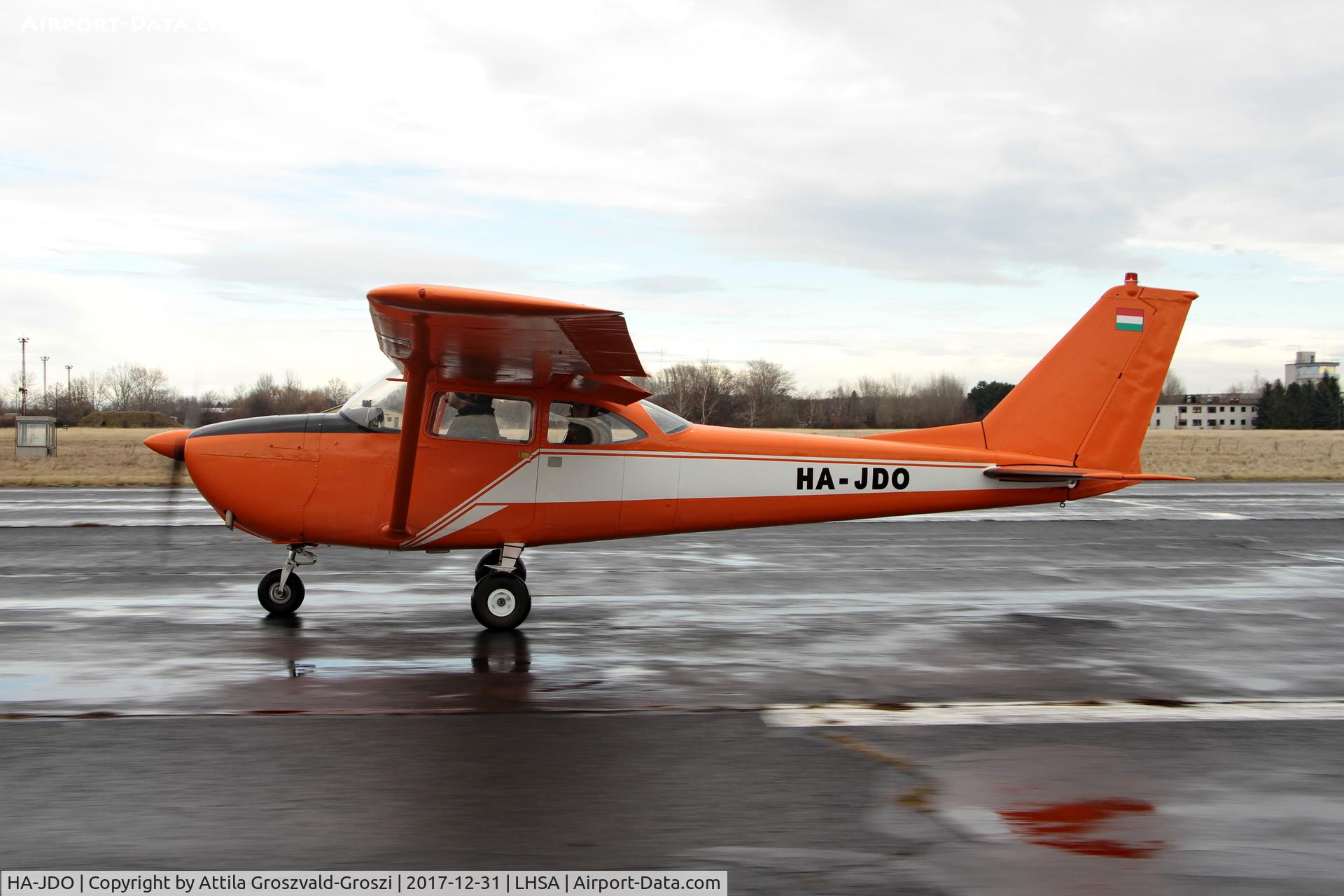 HA-JDO, 1963 Reims F172D Skyhawk C/N 0003, Szentkirályszabadja Airport, ex Military Air base, Hungary