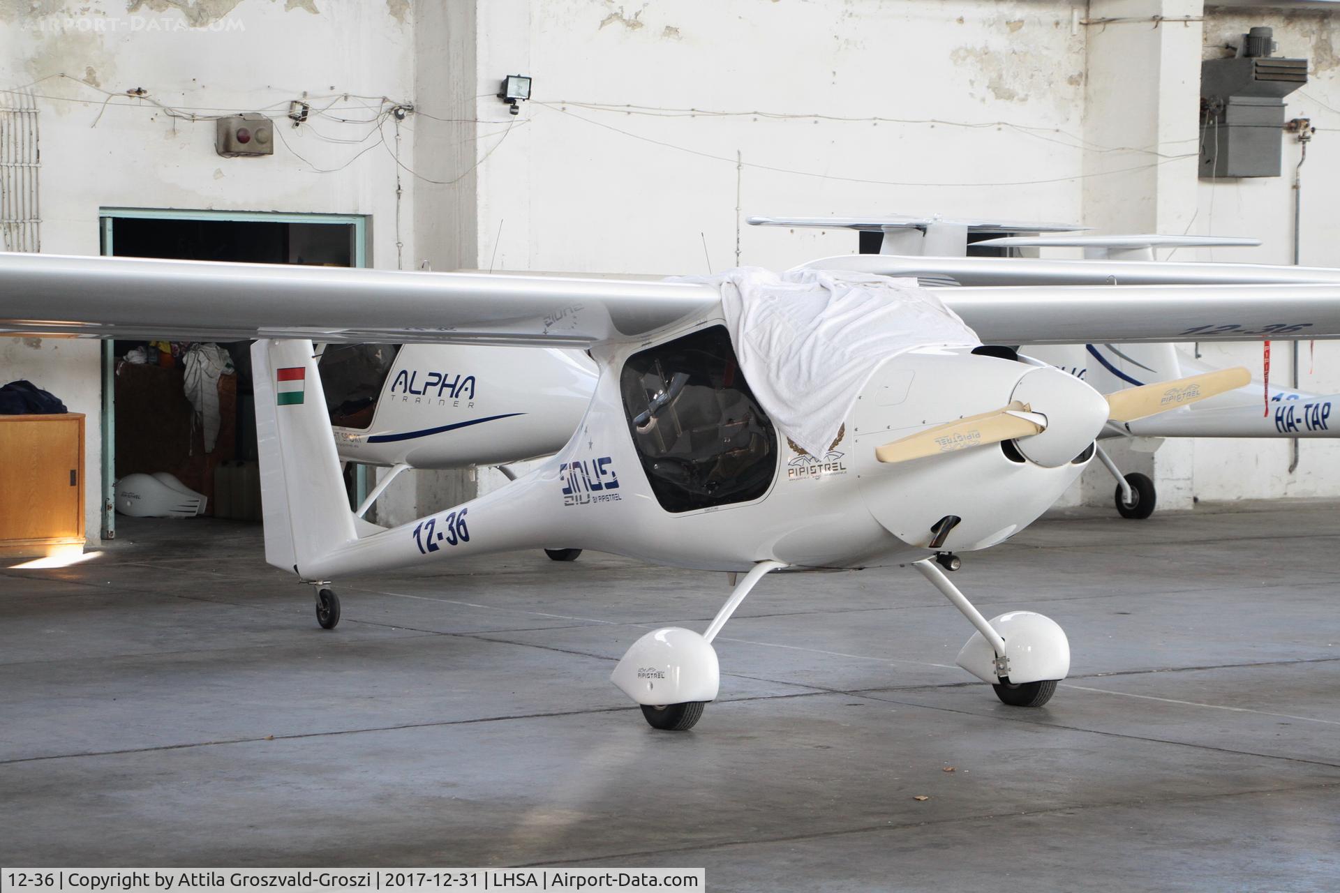 12-36, 2014 Pipistrel Sinus 912 C/N 664S912KIT, Szentkirályszabadja Airport, ex Military Air base, Hungary