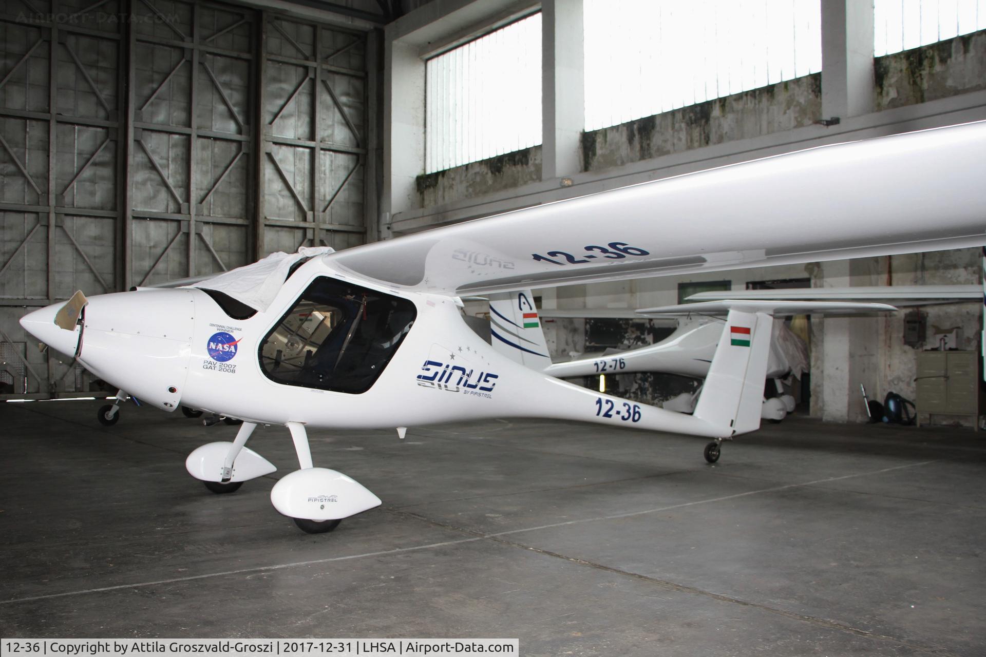 12-36, 2014 Pipistrel Sinus 912 C/N 664S912KIT, Szentkirályszabadja Airport, ex Military Air base, Hungary