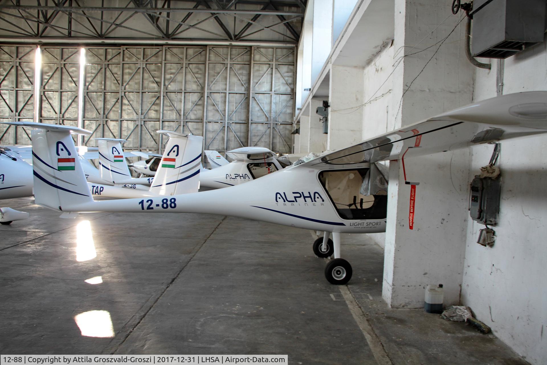 12-88, 2015 Pipistrel Alpha Trainer C/N 728 AT 912, Szentkirályszabadja Airport, ex Military Air base, Hungary