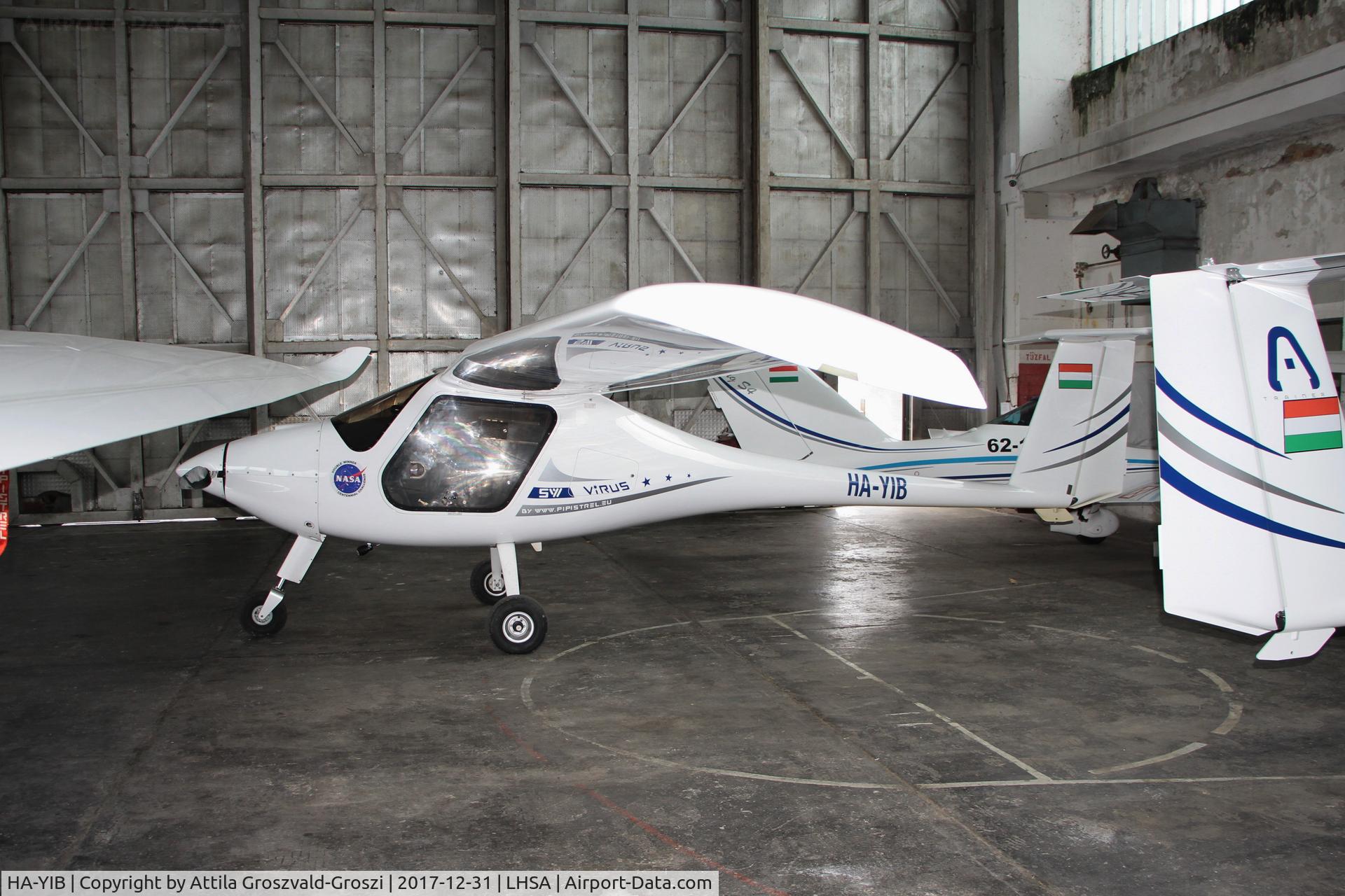 HA-YIB, 2016 Pipistrel Virus SW 100 C/N 749 SWN 100, Szentkirályszabadja Airport, ex Military Air base, Hungary