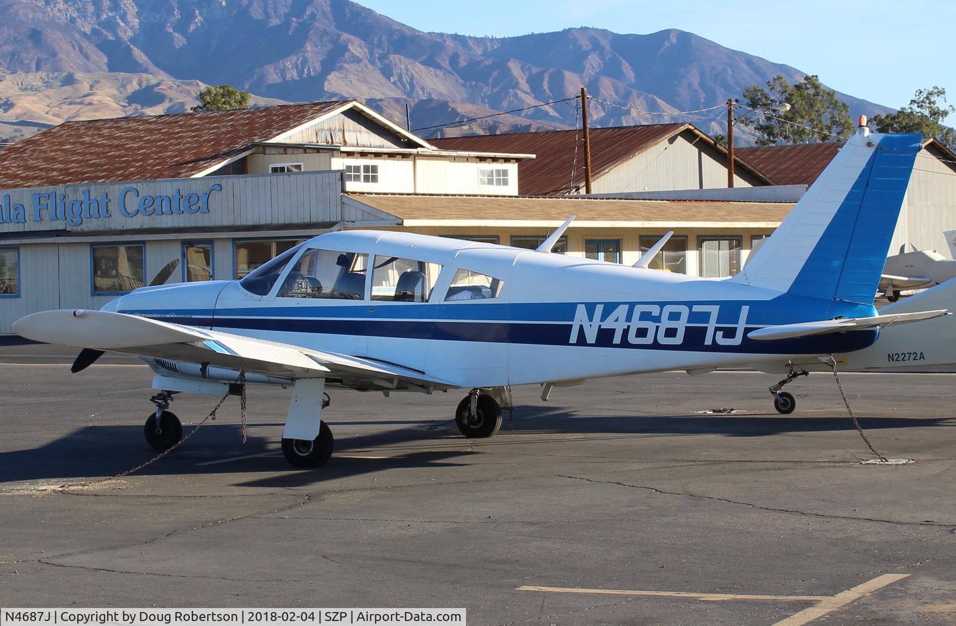 N4687J, 1968 Piper PA-28R-180 Cherokee Arrow C/N 28R-30589, 1968 Piper PA-28R-180 ARROW, Lycoming IO-360 180 Hp