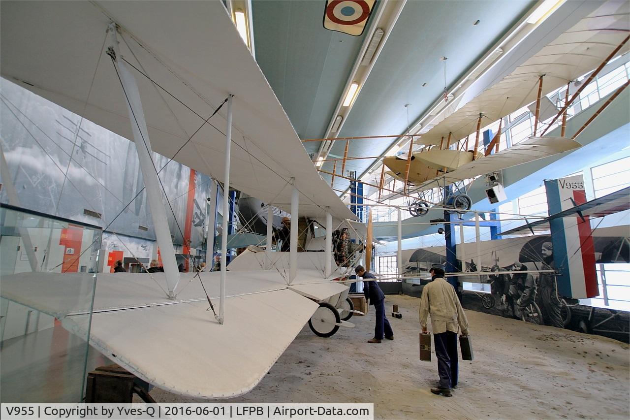 V955, 1915 Voisin LAS C/N Not found V955, Voisin LAS, Air & Space Museum Paris-Le Bourget Airport (LFPB-LBG)