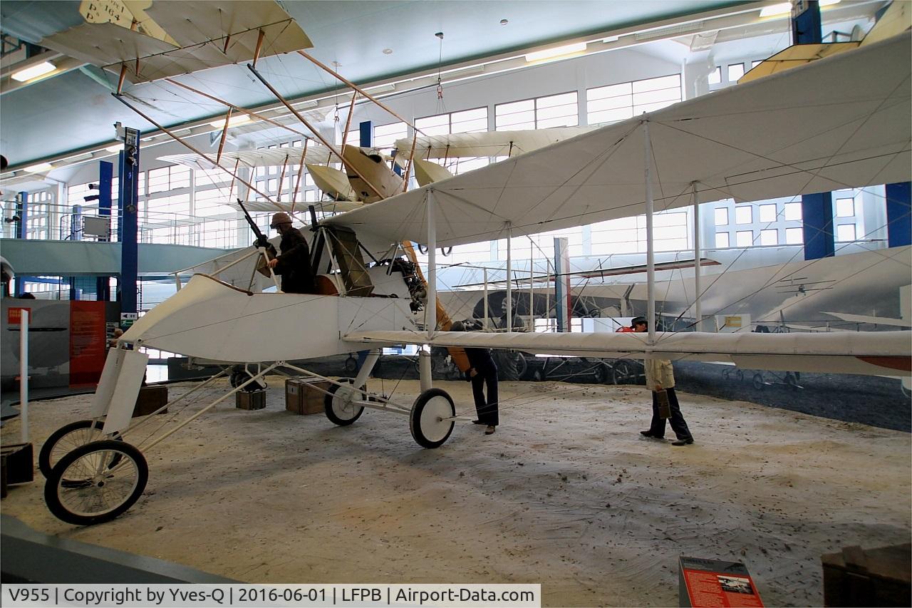 V955, 1915 Voisin LAS C/N Not found V955, Voisin LAS, Air & Space Museum Paris-Le Bourget Airport (LFPB-LBG)