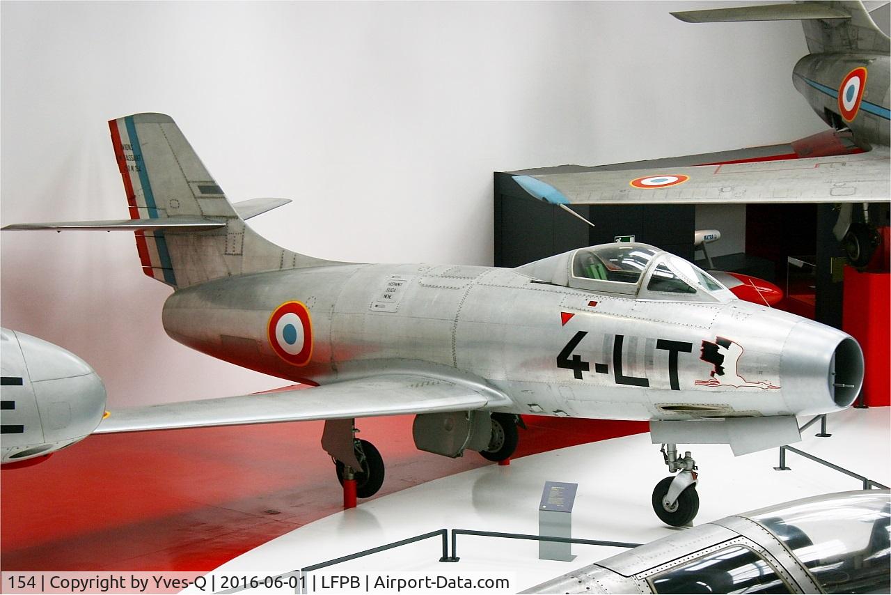 154, Dassault MD-450 Ouragan C/N 154, Dassault MD-450 Ouragan, Exibited at Air & Space Museum Paris-Le Bourget (LFPB)