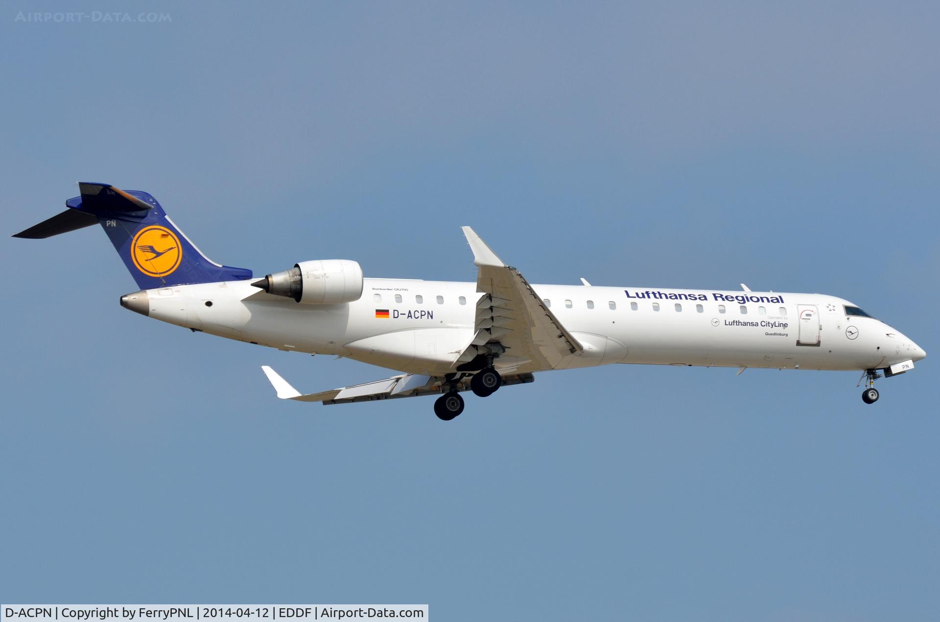 D-ACPN, 2003 Bombardier CRJ-701ER (CL-600-2C10) Regional Jet C/N 10083, Cityline CL700