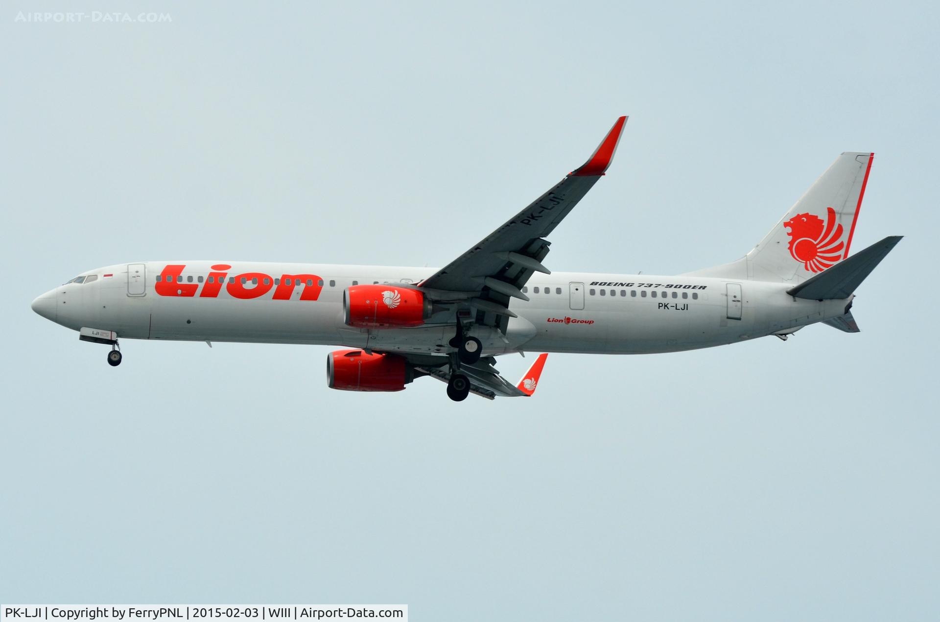 PK-LJI, 2011 Boeing 737-9GP/ER C/N 38310, Lion AIr B739