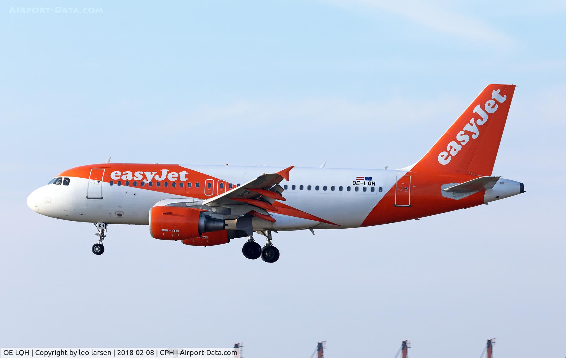 OE-LQH, 2007 Airbus A319-111 C/N 3176, Copenhagen 8.2.2018.ex G-EZBY