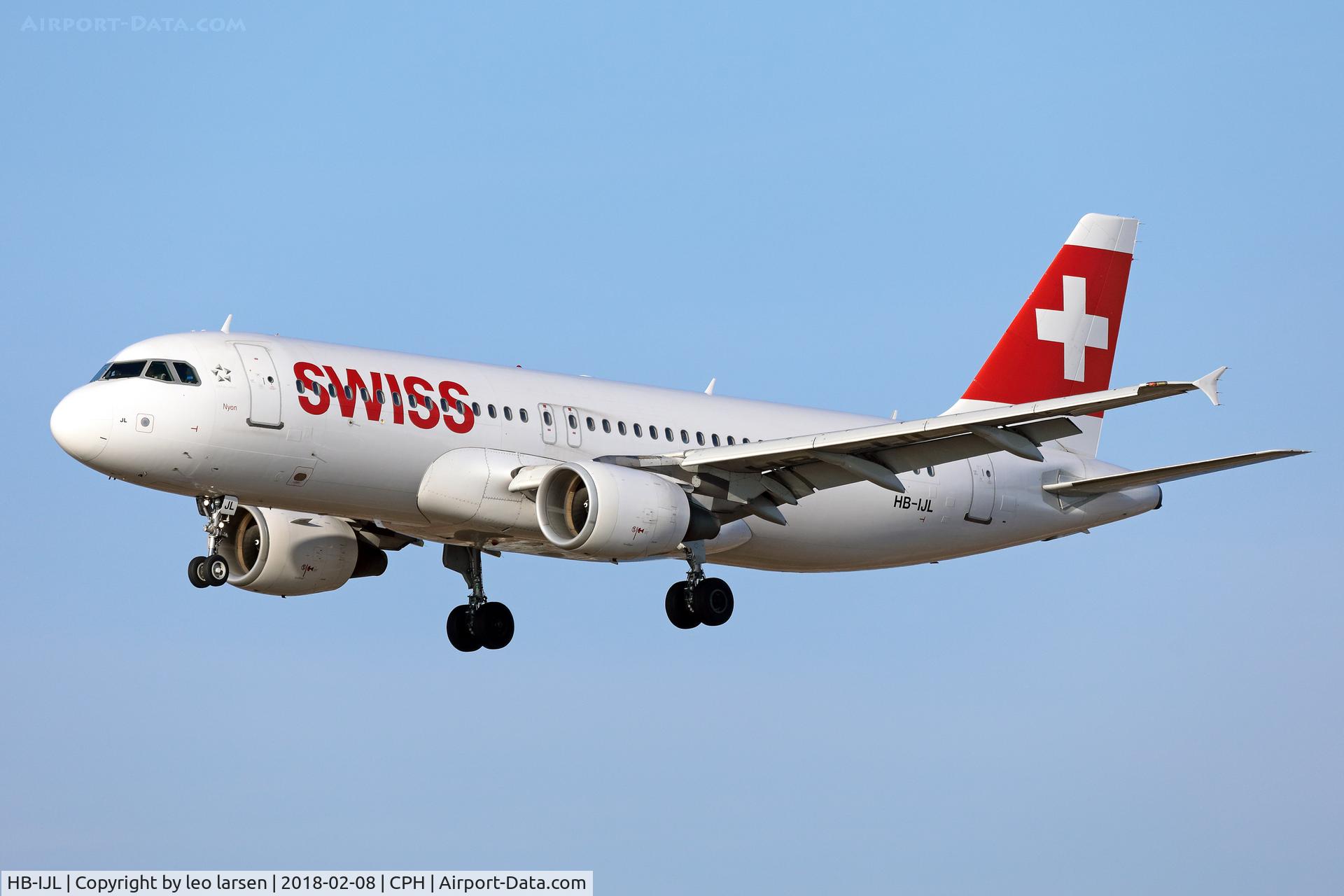 HB-IJL, 1996 Airbus A320-214 C/N 603, Copenhagen 8.2.2018