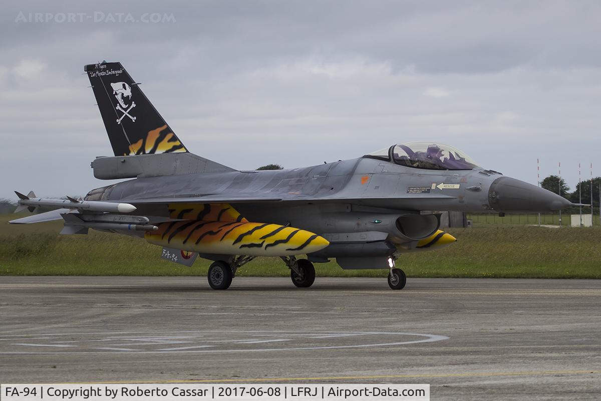 FA-94, SABCA F-16AM Fighting Falcon C/N 6H-94, Nato Tiger Meet 2017