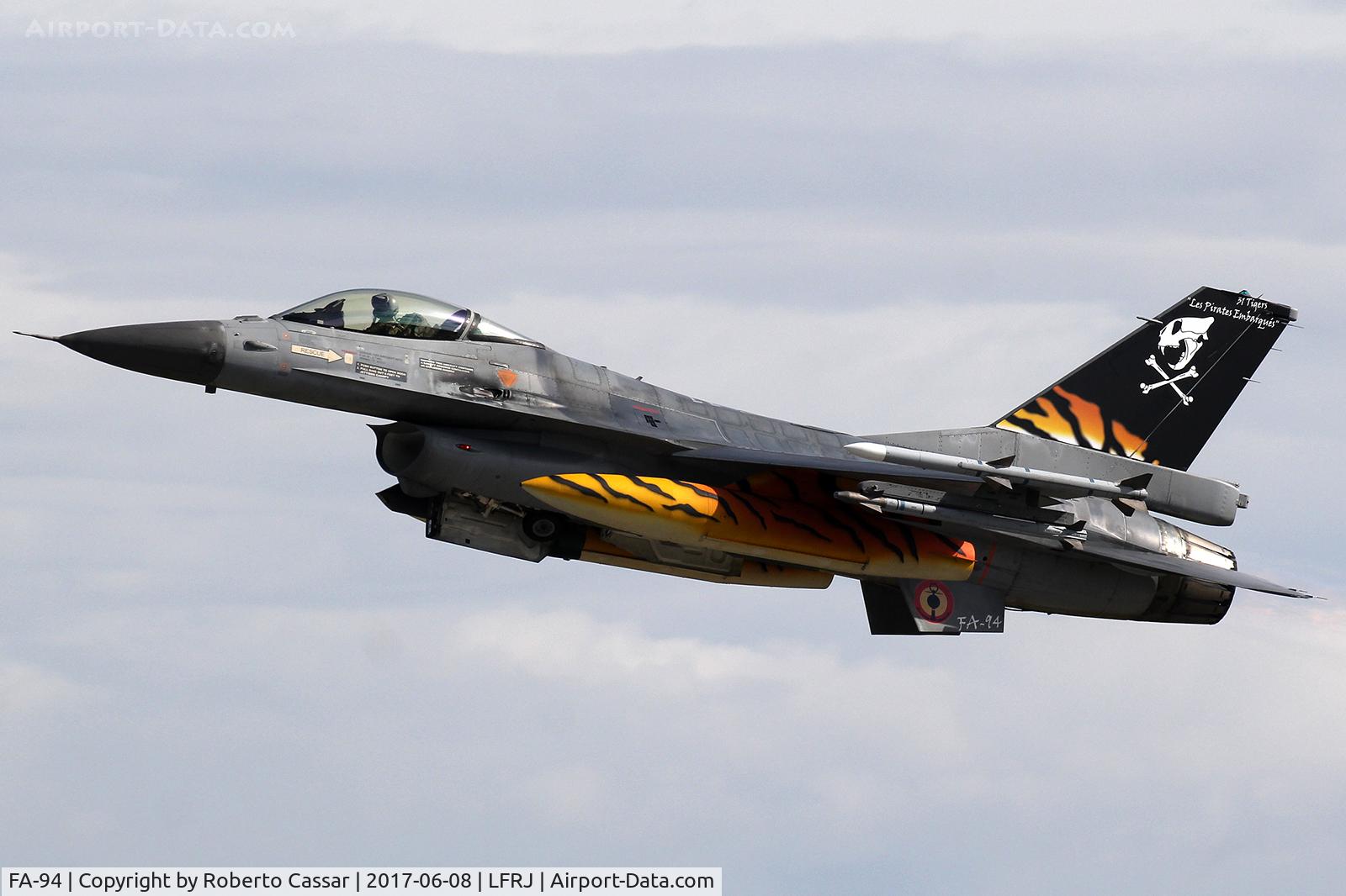 FA-94, SABCA F-16AM Fighting Falcon C/N 6H-94, Nato Tiger Meet 2017