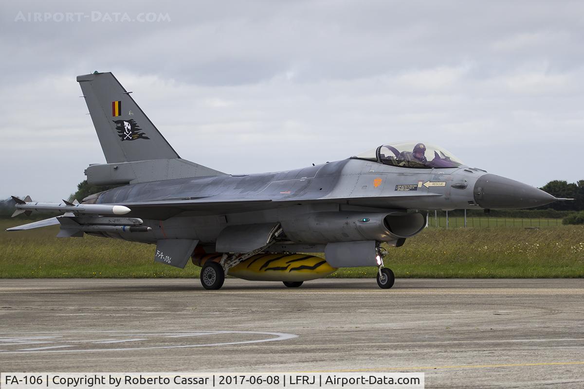 FA-106, SABCA F-16AM Fighting Falcon C/N 6H-106, Nato Tiger Meet 2017