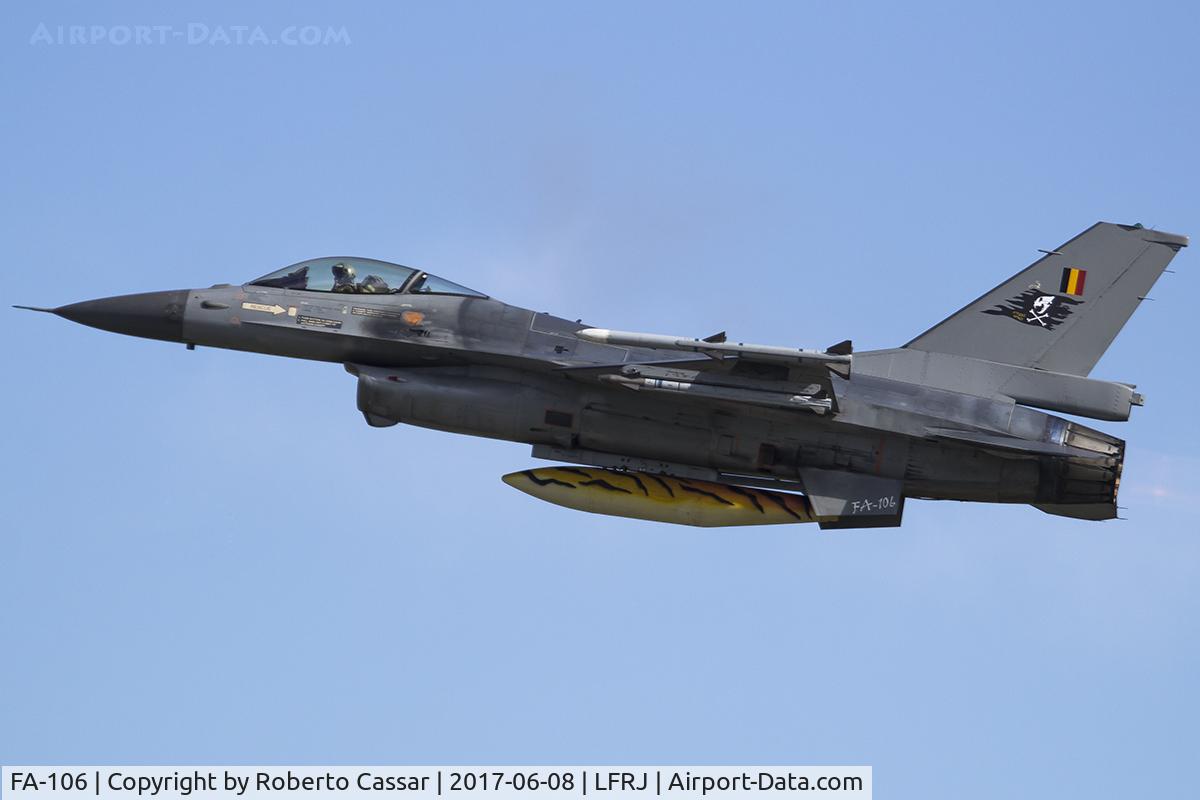 FA-106, SABCA F-16AM Fighting Falcon C/N 6H-106, Nato Tiger Meet 2017