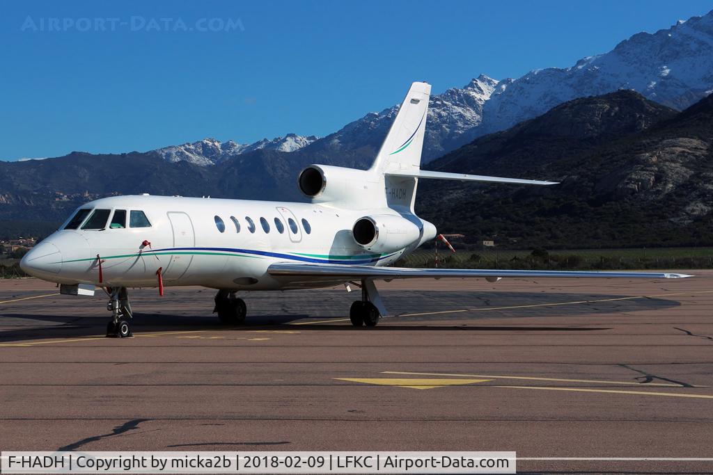 F-HADH, 1979 Dassault Falcon 50 C/N 011, Parked