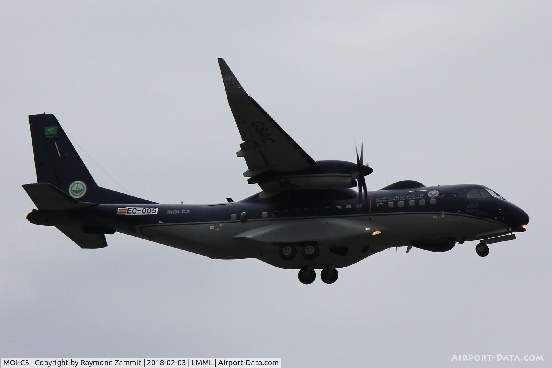 MOI-C3, 2017 CASA C-295W-ASW C/N S-174, Casa C-295ASW MOI-C3 Saudi Arabia Ministry of the Interior