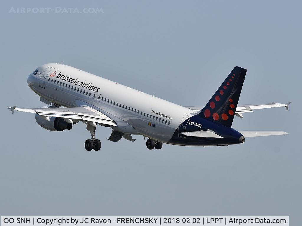 OO-SNH, 2004 Airbus A320-214 C/N 2207, Brussels Airlines take off runway 03