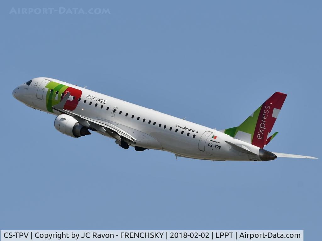 CS-TPV, 2012 Embraer 190LR (ERJ-190-100LR) C/N 19000541, TAP Express