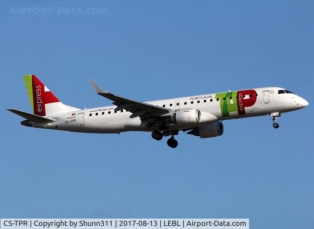 CS-TPR, 2011 Embraer 190LR (ERJ-190-100LR) C/N 19000460, Landing rwy 25R
