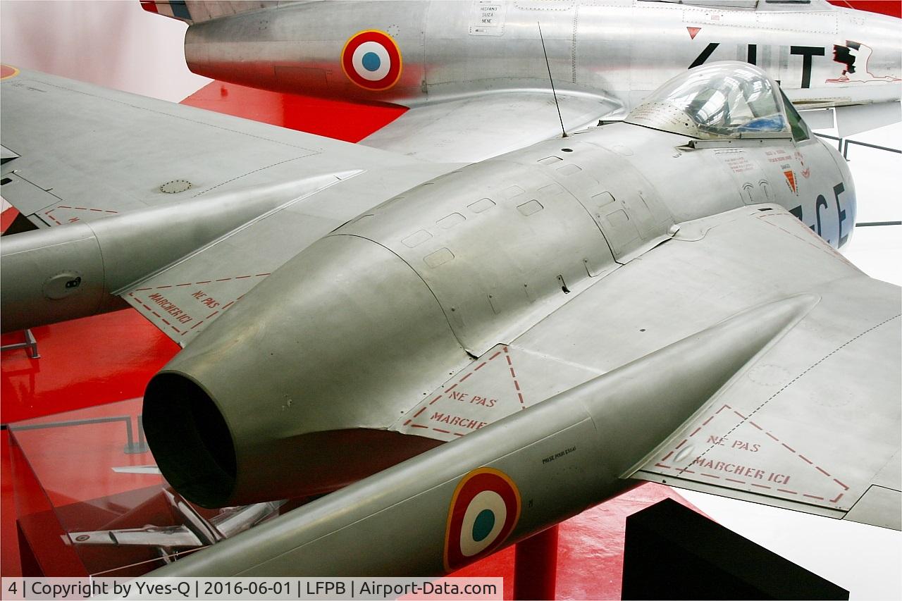 4, Sud-Est SE-535 Mistral C/N 4, Sud-Est SE-535 Mistral, Exibited at Air & Space Museum Paris-Le Bourget (LFPB)