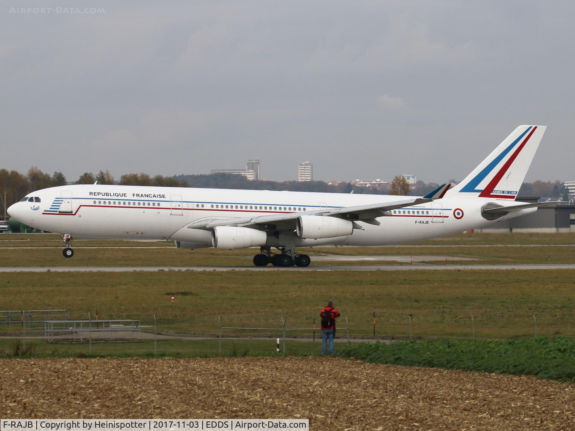 F-RAJB, 1995 Airbus A340-212 C/N 081, F-RAJB at Stuttgart Airport.