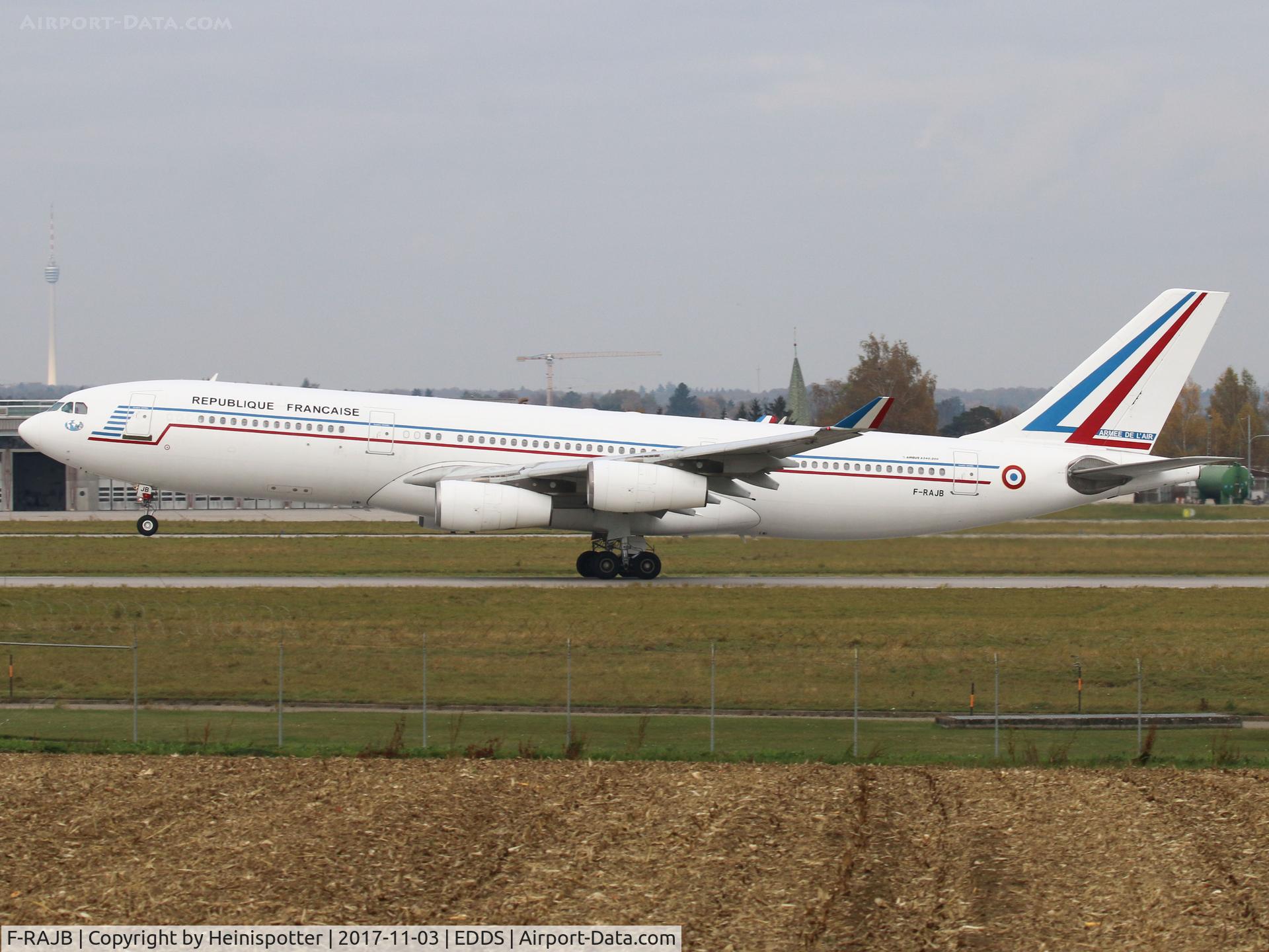 F-RAJB, 1995 Airbus A340-212 C/N 081, F-RAJB at Stuttgart Airport.
