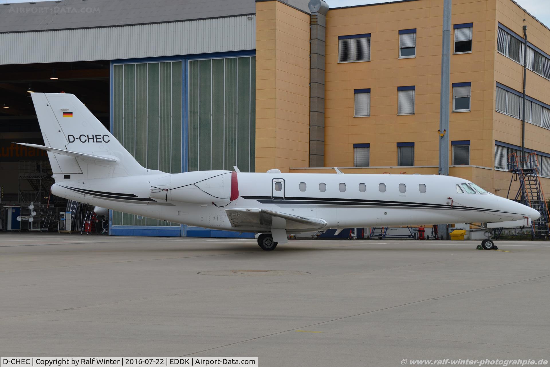 D-CHEC, 2006 Cessna 680 Citation Sovereign C/N 680-0079, Cessna 680 Citation Soveign - EFD E-Aviation - 680-0079 - D-CHEC - 22.07.2016 - CGN