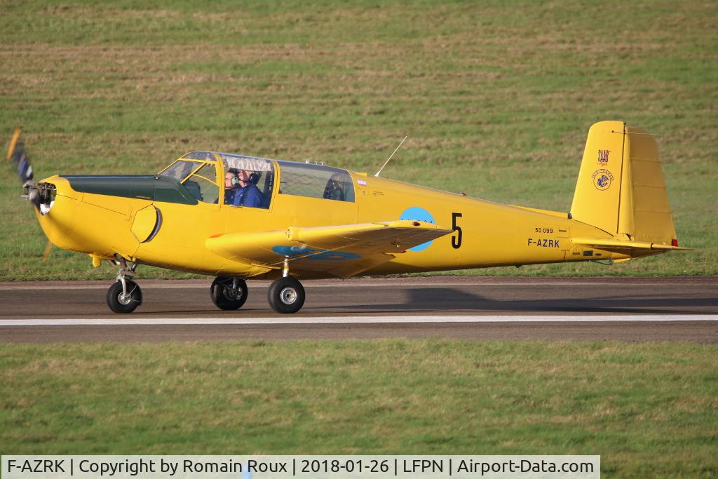 F-AZRK, Saab 91B Safir C/N 91-299, Taxiing