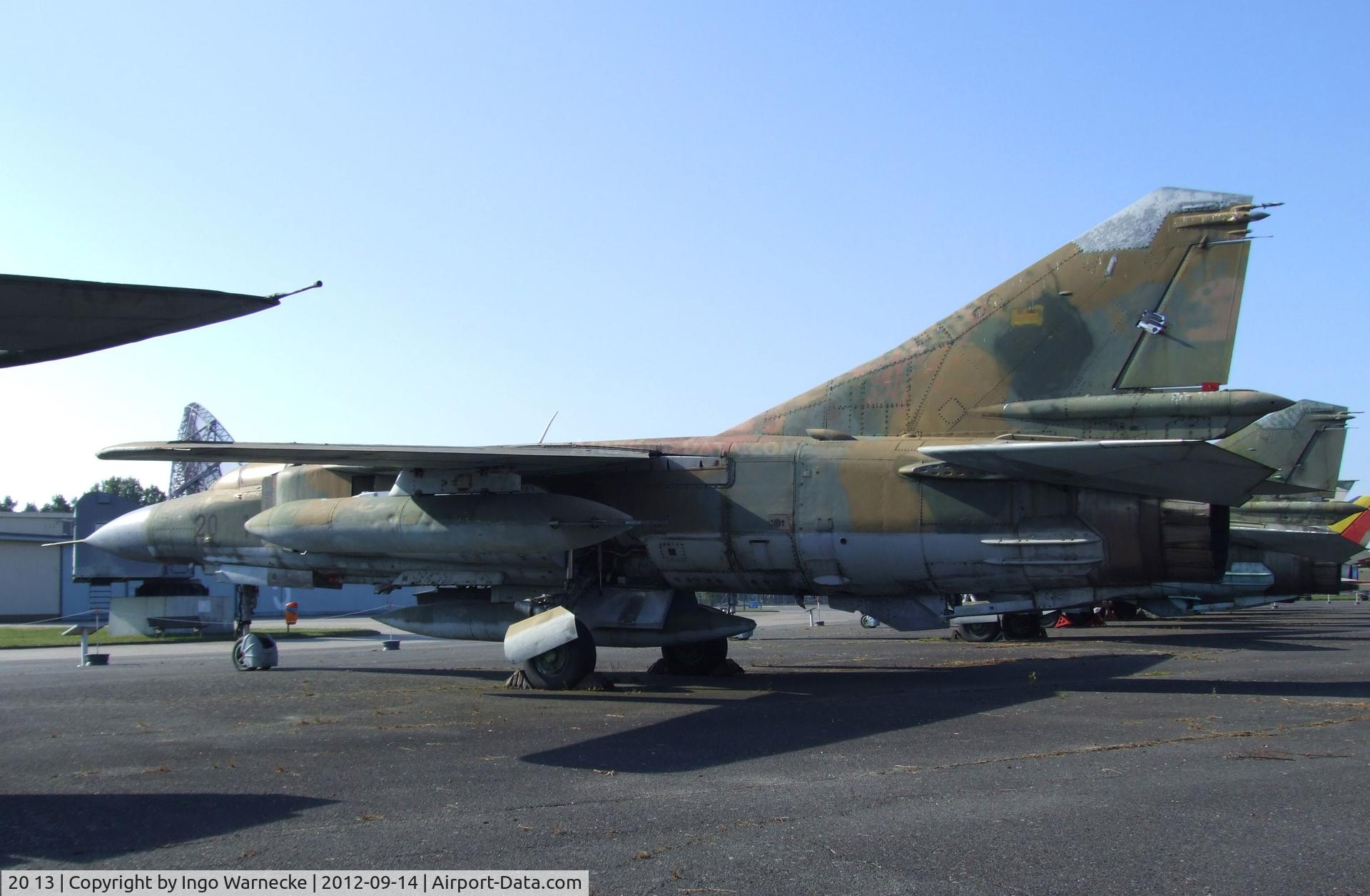 20 13, Mikoyan-Gurevich MiG-23ML C/N 0390324624, Mikoyan i Gurevich MiG-23ML FLOGGER-G at the Luftwaffenmuseum, Berlin-Gatow