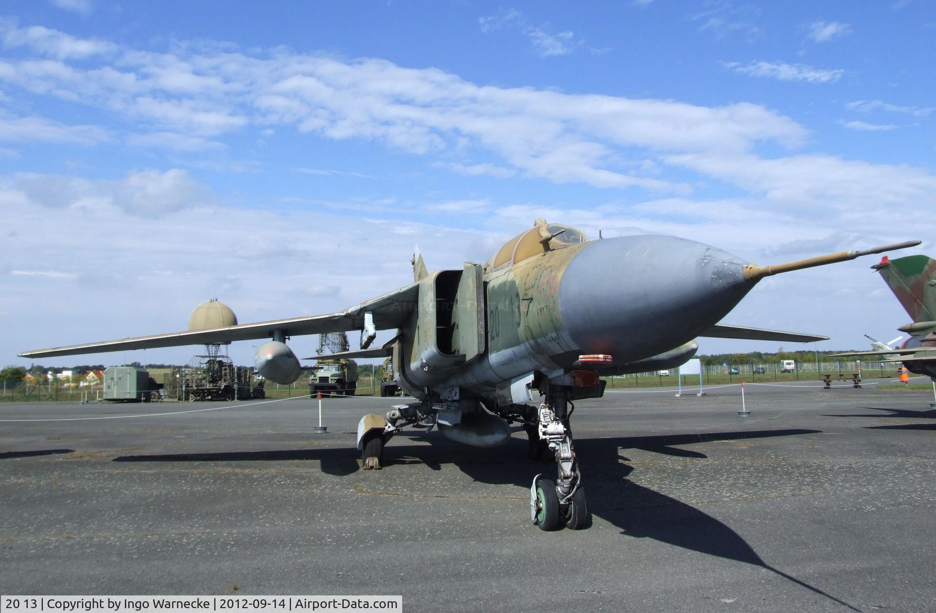 20 13, Mikoyan-Gurevich MiG-23ML C/N 0390324624, Mikoyan i Gurevich MiG-23ML FLOGGER-G at the Luftwaffenmuseum, Berlin-Gatow