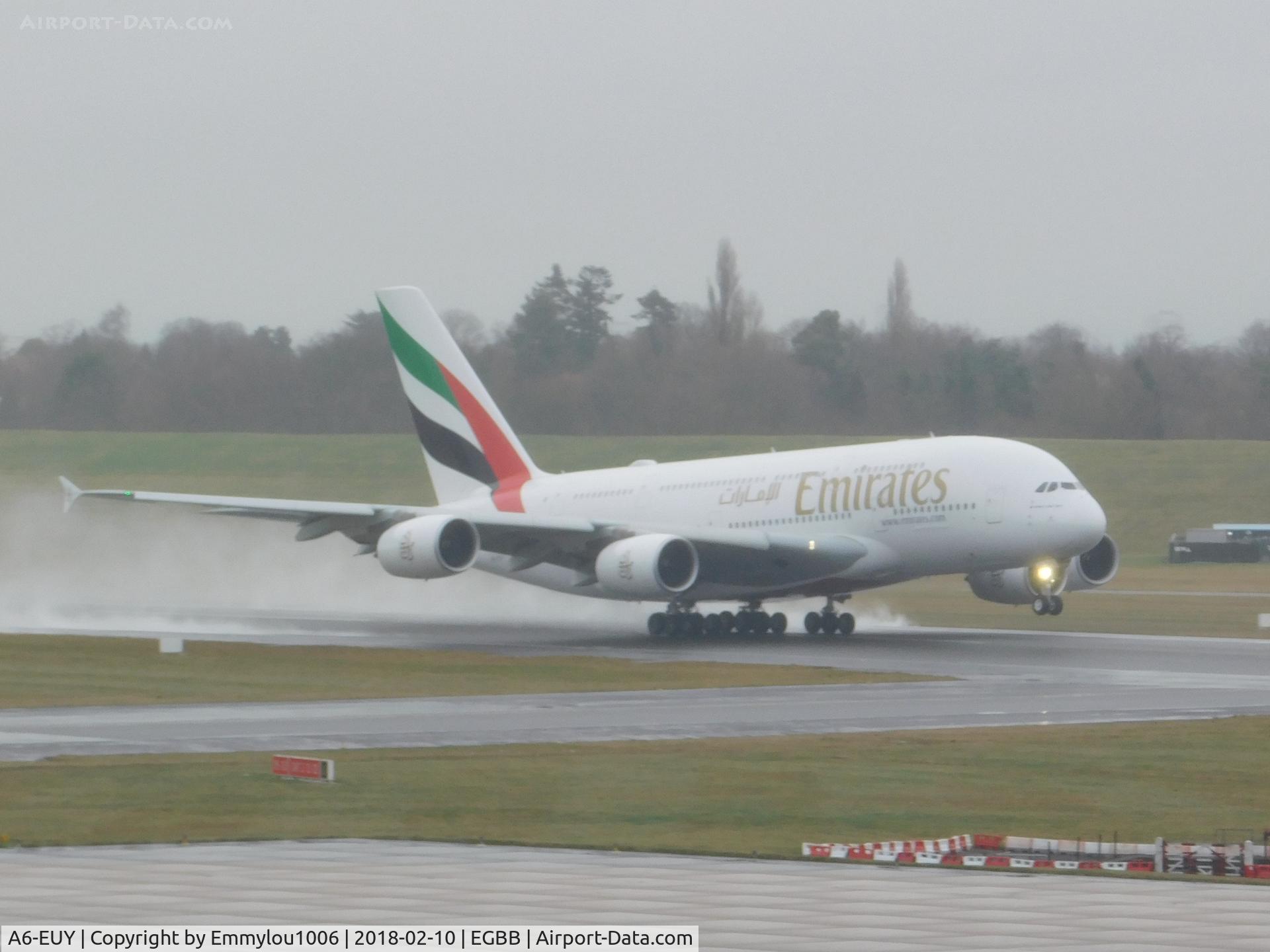 A6-EUY, 2017 Airbus A380-842 C/N 242, FROM FREEPORT CAR PARK