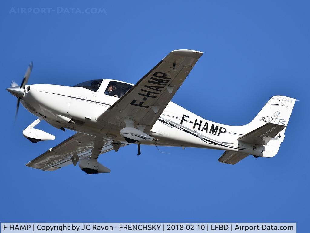 F-HAMP, 2006 Cirrus SR22 GTS C/N 2286, landing runway 29