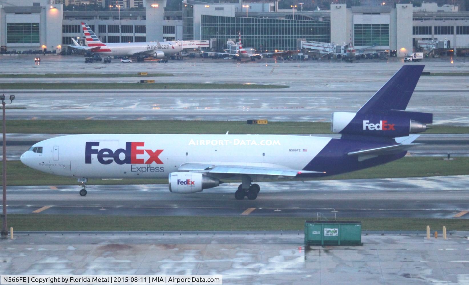 N566FE, 1979 McDonnell Douglas MD-10-10F C/N 46989, Fed Ex