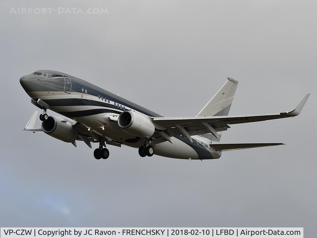 VP-CZW, 2013 Boeing 737-7JW C/N 38408, Tigerlily