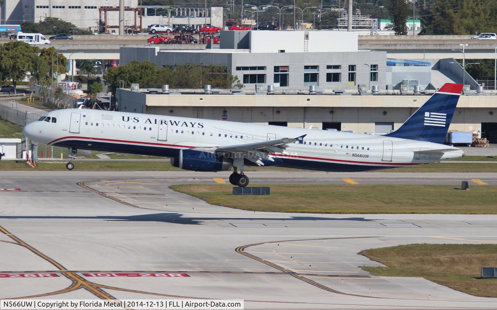N566UW, 2012 Airbus A321-231 C/N 5422, USAirways