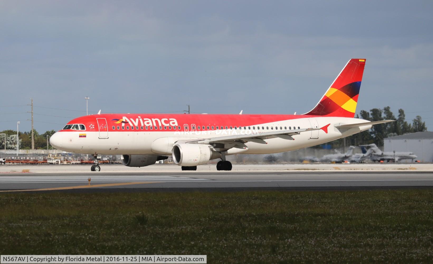 N567AV, 2011 Airbus A320-214 C/N 4567, Avianca