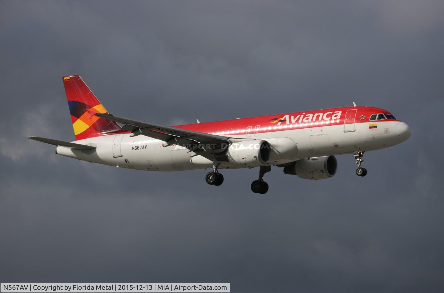 N567AV, 2011 Airbus A320-214 C/N 4567, Avianca