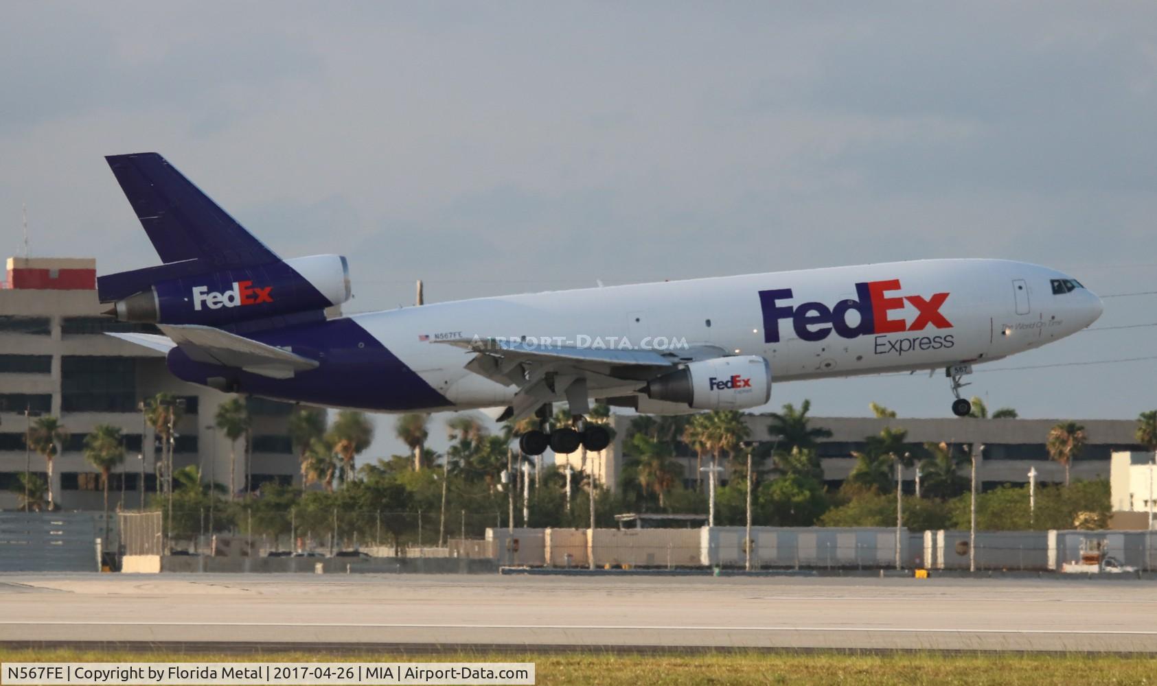 N567FE, 1979 McDonnell Douglas MD-10-10F C/N 46994, Fed Ex