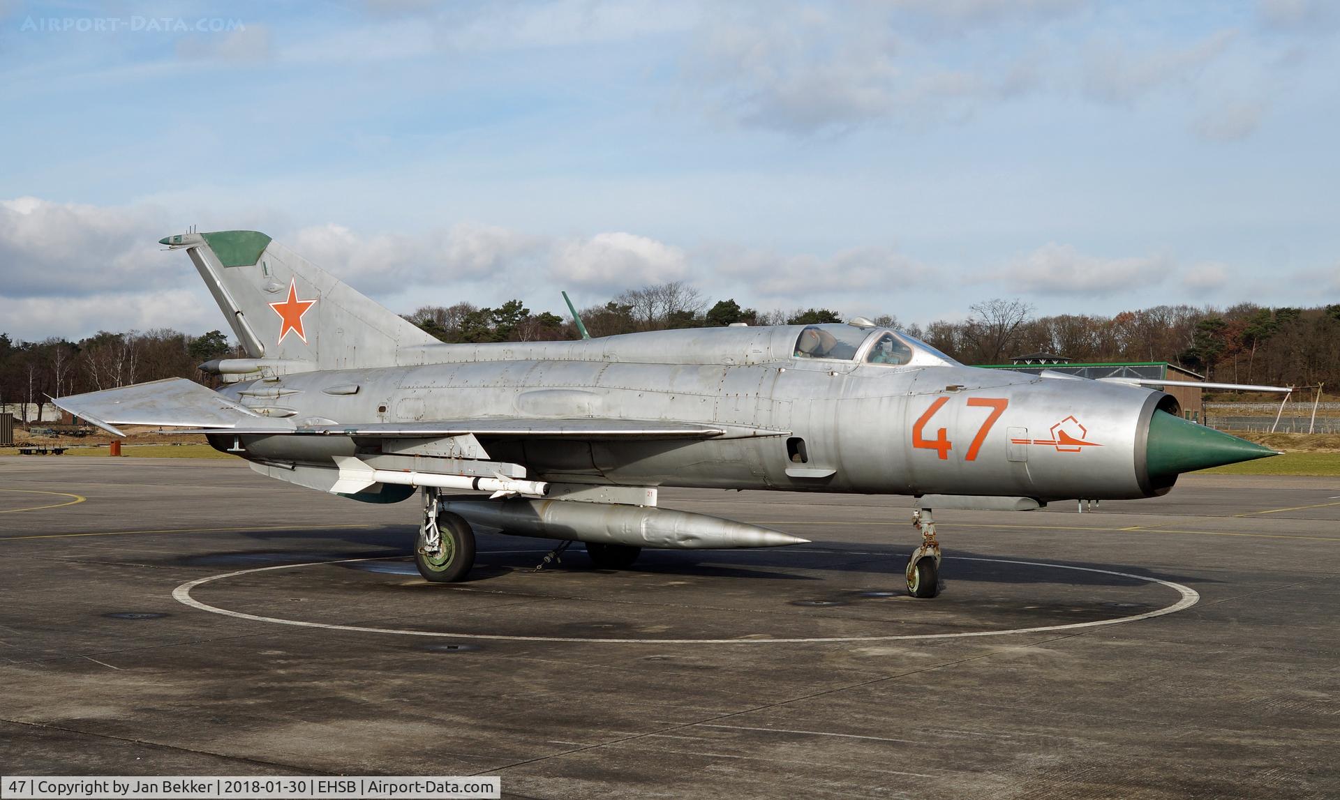 47, Mikoyan-Gurevich MiG-21GPFM C/N Not found 47, In the NMM Nationaal Militair Museum at Soesterberg Holland