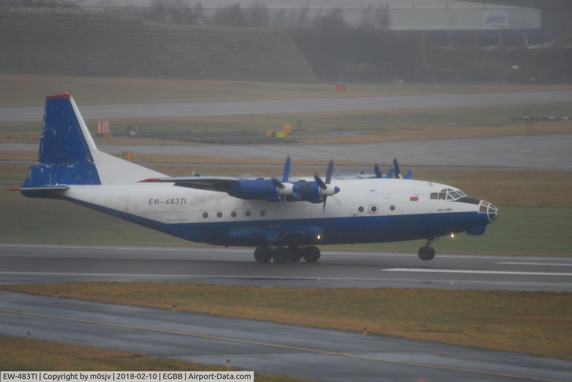 EW-483TI, Antonov An-12BK C/N 7345203, From Freeport carpark